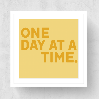 One Day At A Time